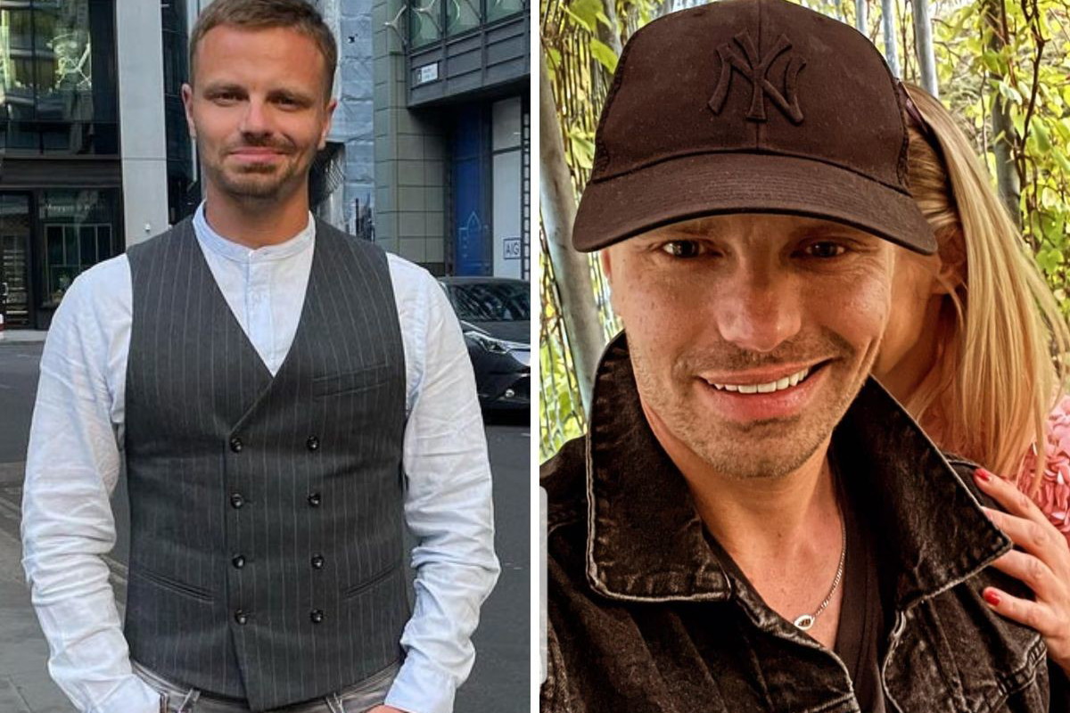 Marcin Hakiel z tajemniczą blondynką