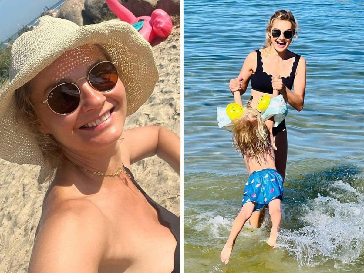 Małgorzata Socha na wakacjach