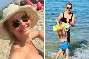 Małgorzata Socha na wakacjach