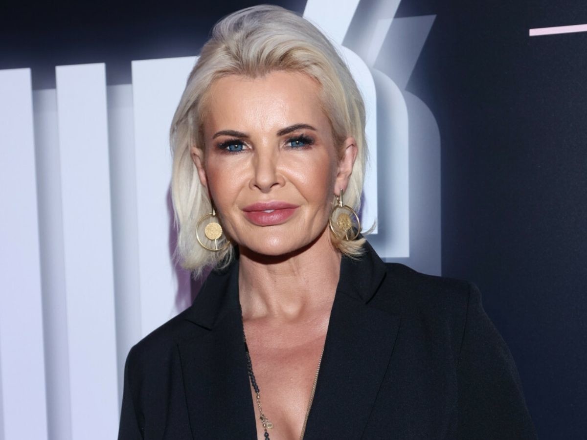 Joanna Racewicz na premierze spektaklu Niepamięć