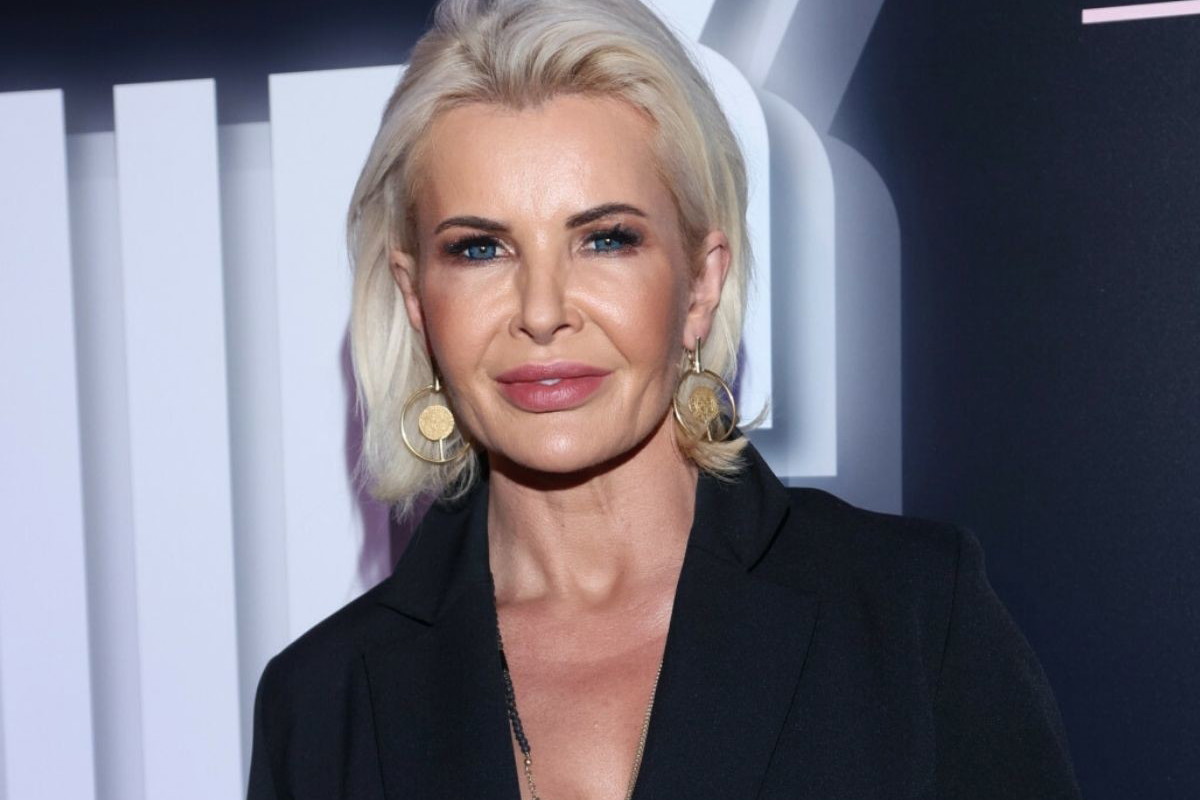 Joanna Racewicz na premierze spektaklu Niepamięć