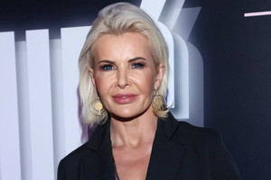 Joanna Racewicz na premierze spektaklu Niepamięć