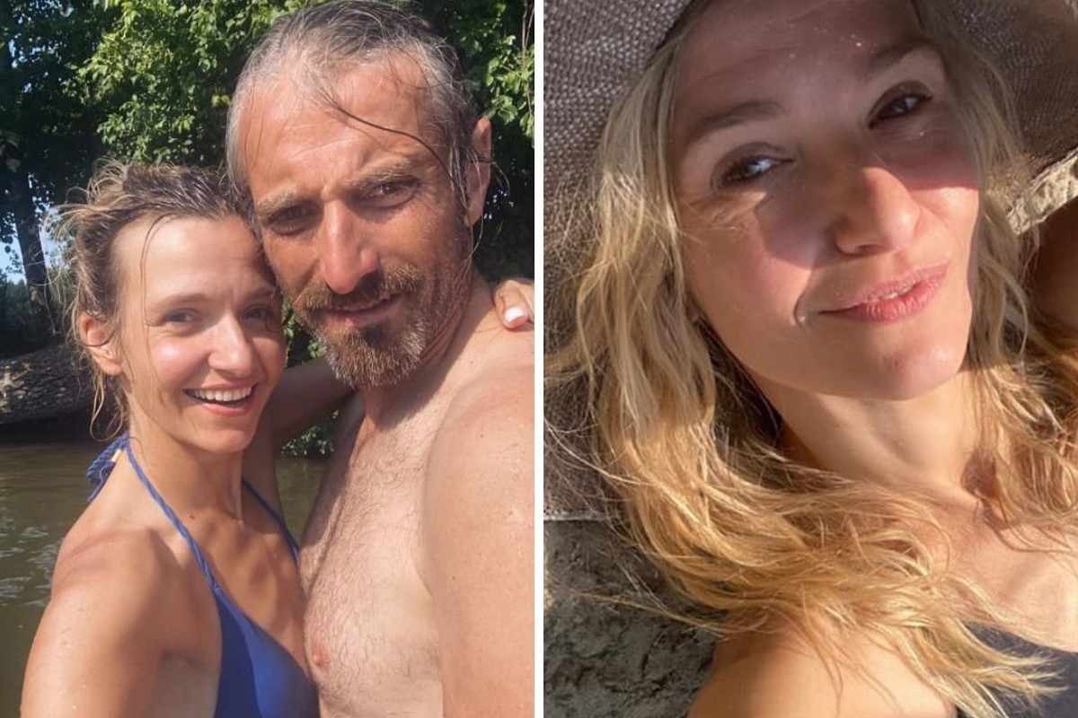 Joanna Koroniewska w kostiumie kąpielowym