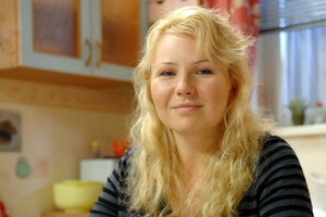 Anna Guzik na planie serialu Hela w opałach