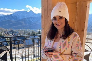 Katarzyna Cichopek w górach