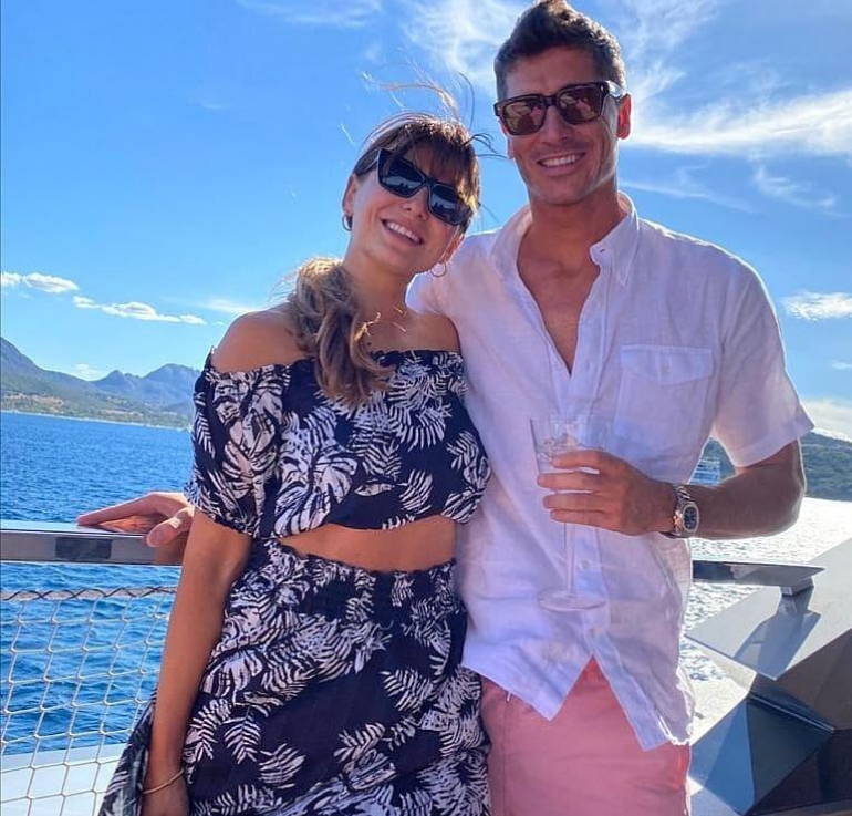 Anna Lewandowska na wakacjach