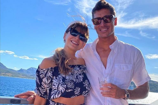 Anna Lewandowska na wakacjach