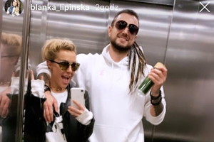 Blanka Lipińska przygotowała dla Barona szarlotkę w brytfance w kształcie serca.
