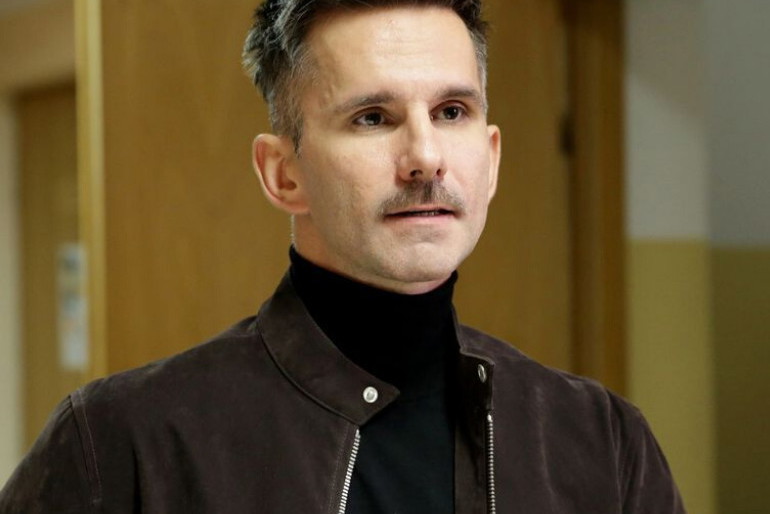 Marcin Bosak na planie M jak miłość
