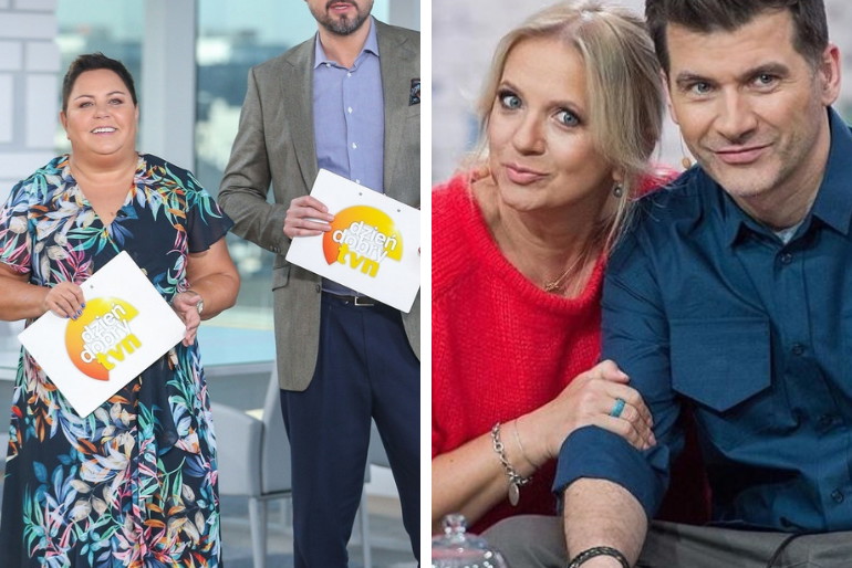 Dorota Wellman i Marcin Prokop w DDTVN oraz Marzena Rogalska i Tomasz Kammel w PnŚ