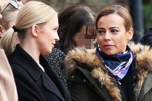 Anna Mucha i Basia Kurdej-Szatan na pogrzebie Pawła Królikowskiego