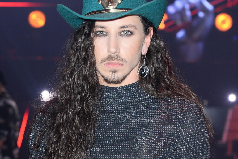 Michał Szpak na planie The Voice of Poland