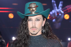 Michał Szpak na planie The Voice of Poland