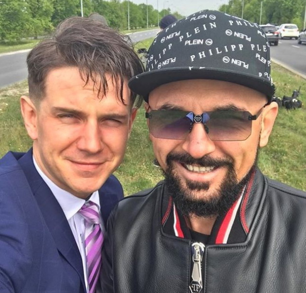 Antoni Królikowski na planie filmu Patryka Vegi