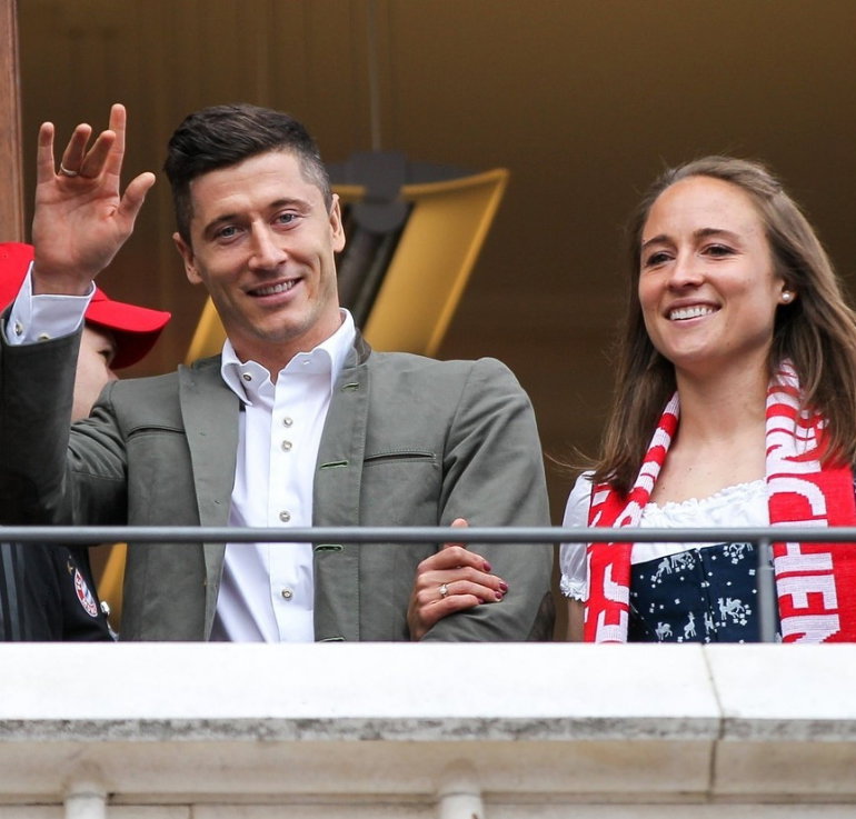 Robert Lewandowski i Gina Lewandowski