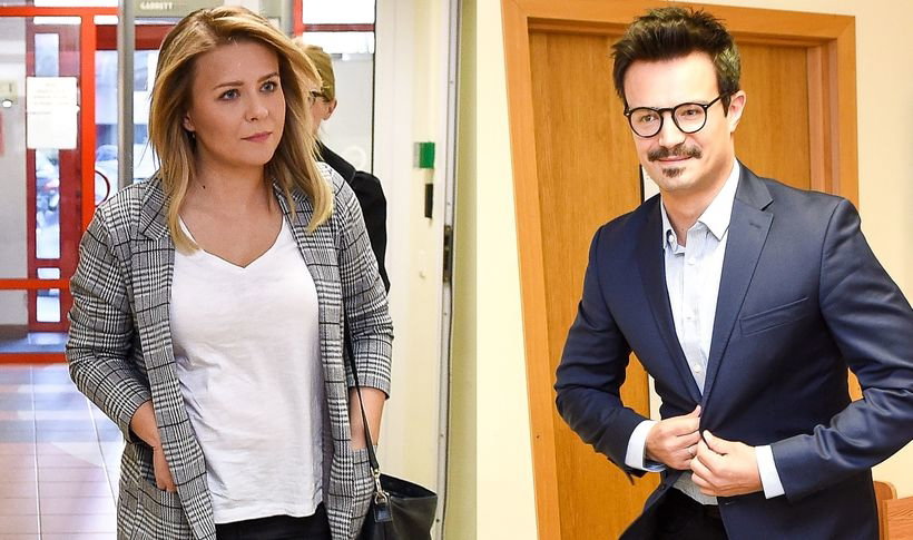 Aneta Zając i Mikołaj Krawczyk w sądzie