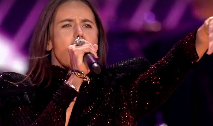 Michał Szpak na sylwestrowym koncercie Polsatu