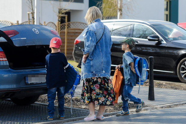 2018.04.15 Warszawa
Aneta Zajac z dziecmi z synami
FOT SAN/AF EOS