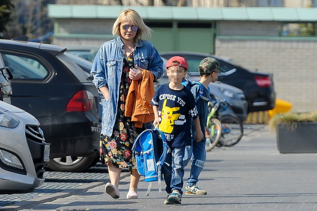 2018.04.15 Warszawa
Aneta Zajac z dziecmi z synami
FOT SAN/AF EOS