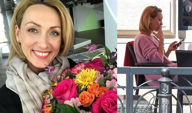 Anna Kalczyńska przyłapana na paleniu papierosów