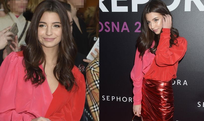 Julia Wieniawa na imprezie Sephory