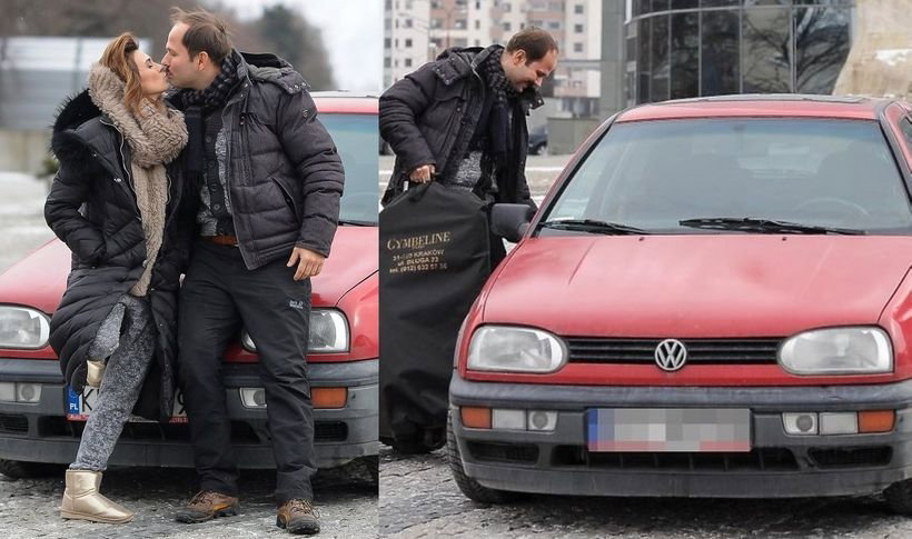 Sławomir pochwalił się starym Golfem 3, ale na co dzień jeżdzi znacznie droższym autem!