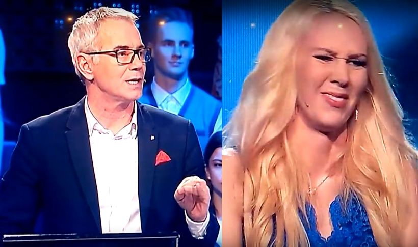 Zapłakana uczestniczka "Jaka to melodia?" wychodzi ze studia