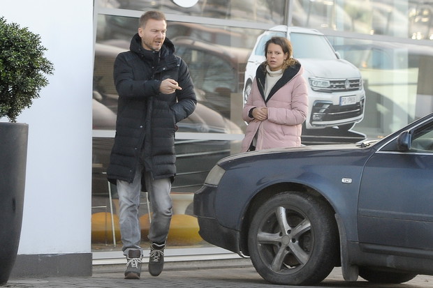 2017.12.12 WarszawaKrystian Wieczorek z zona  Maria SzafirskaFOT SAN/AF EOS
