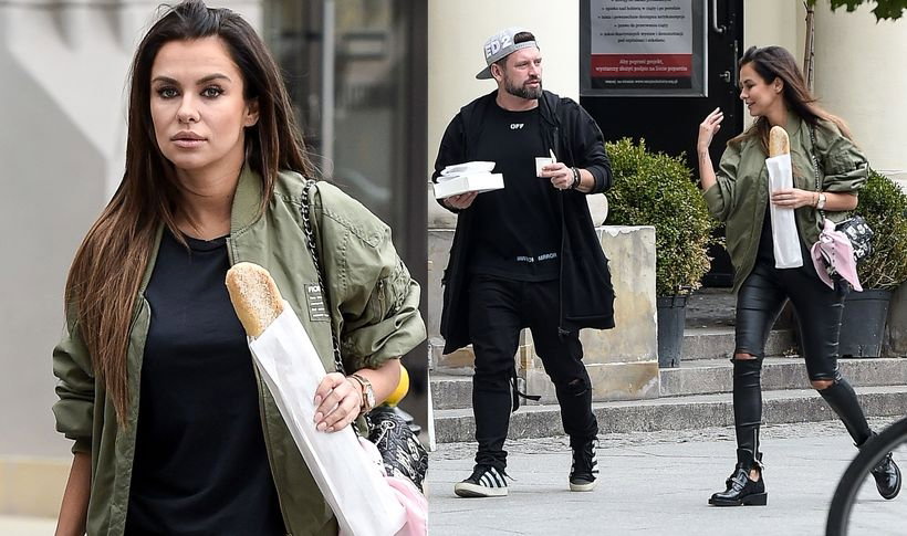 Natalia Siwiec w drodze do fryzjera