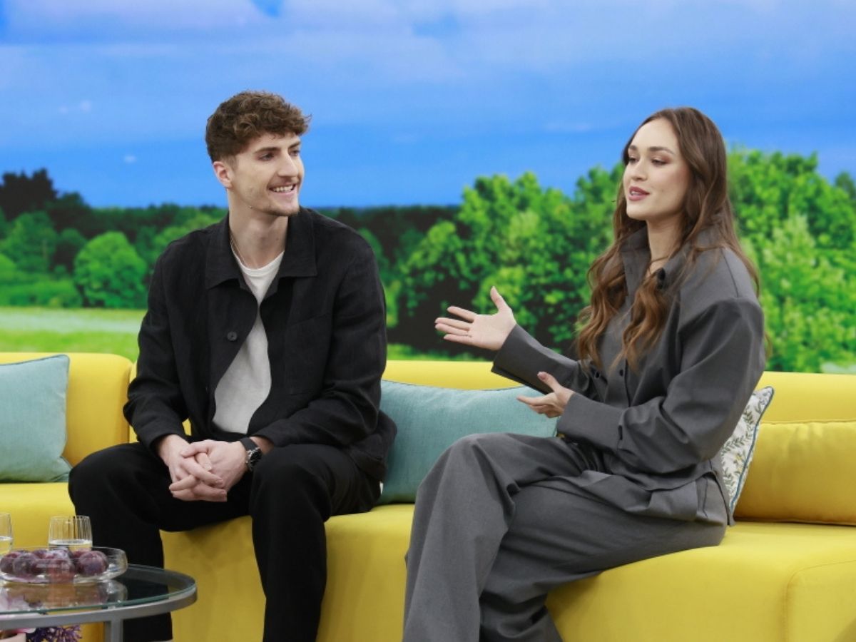 Daria Syta z narzeczonym w "Halo, tu Polsat". Otworzyli się na temat przygotowań do ślubu fot. AKPA/Gałązka