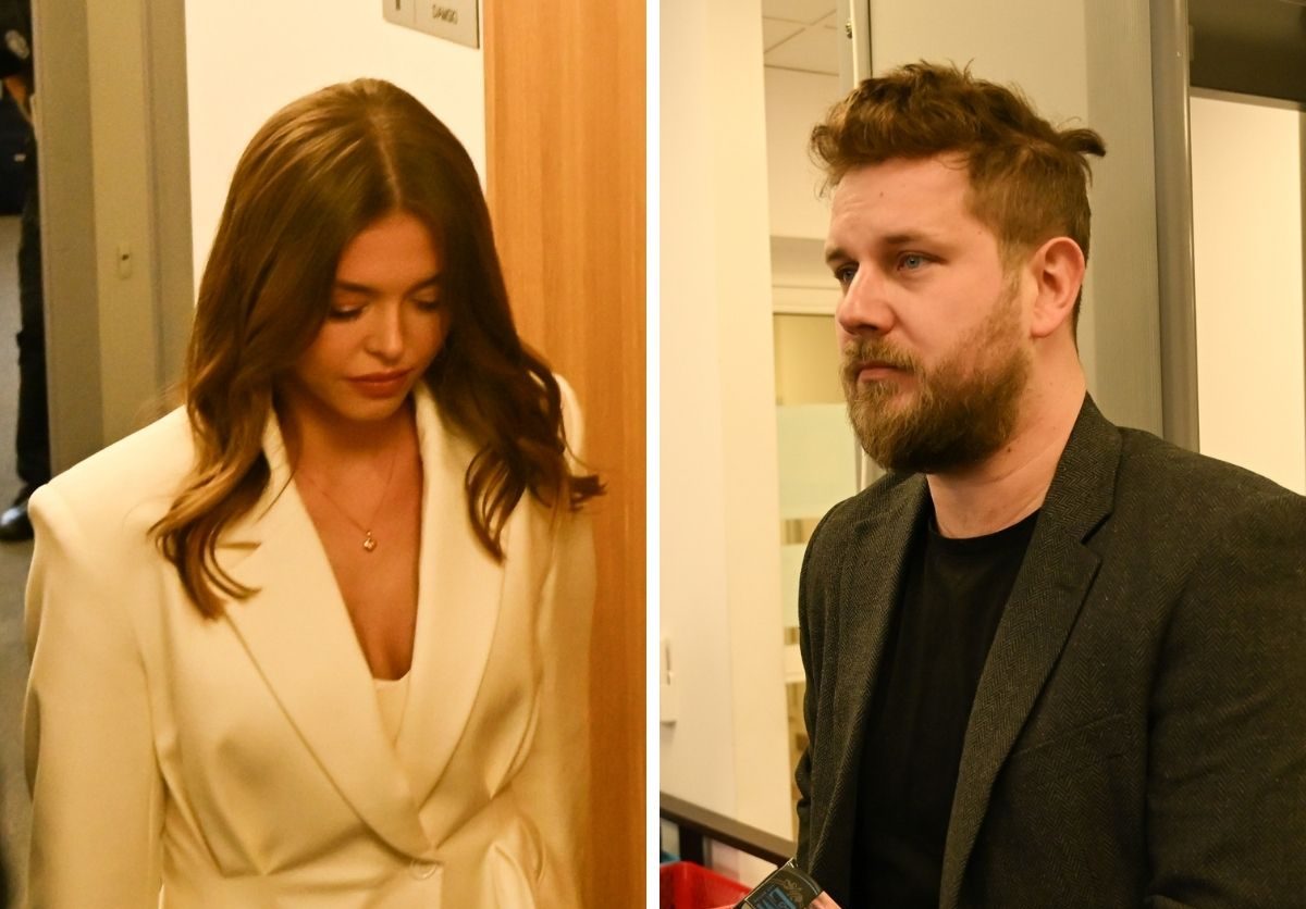 Joanna Opozda i Antoni Królikowski spotkali się w sądzie. Powiało chłodem