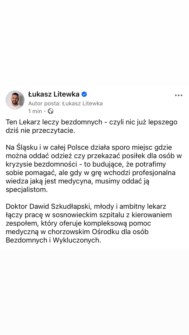 Ostatni wpis Łukasza Litewki