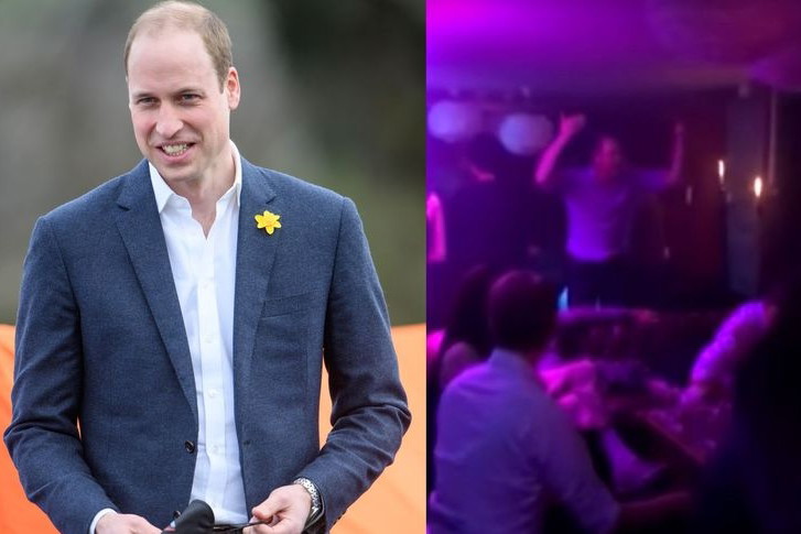 Książę William imprezuje w klubie nocnym