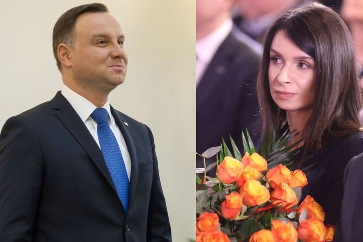 Andrzej Duda i Marta Kaczyńska na gali wręczenia nagród im. Lecha Kaczyńskiego