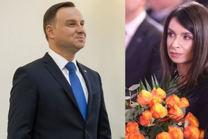 Andrzej Duda i Marta Kaczyńska na gali wręczenia nagród im. Lecha Kaczyńskiego