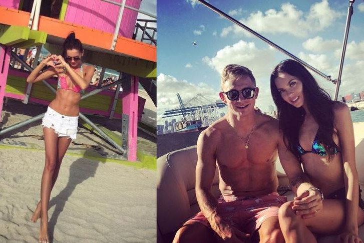 Jakub Rzeźniczak i Edyta Zając na wakacjach
