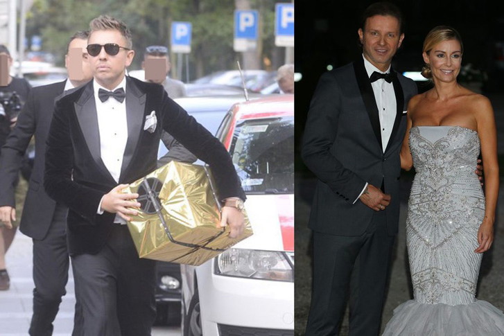 Łukasz Jemioł pokazał prezent dla Małgorzaty Rozenek i Radosława Majdana