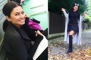 Anna Lewandowska pomaga choremu chłopcu