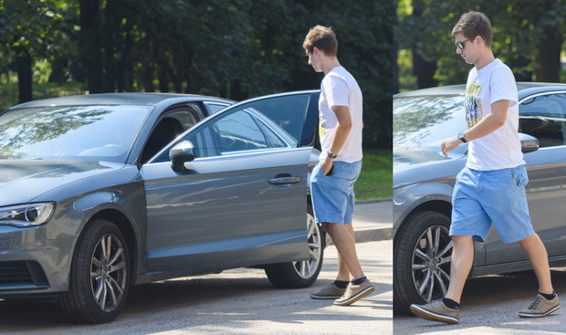 Antek Królikowski jeździ audi A3