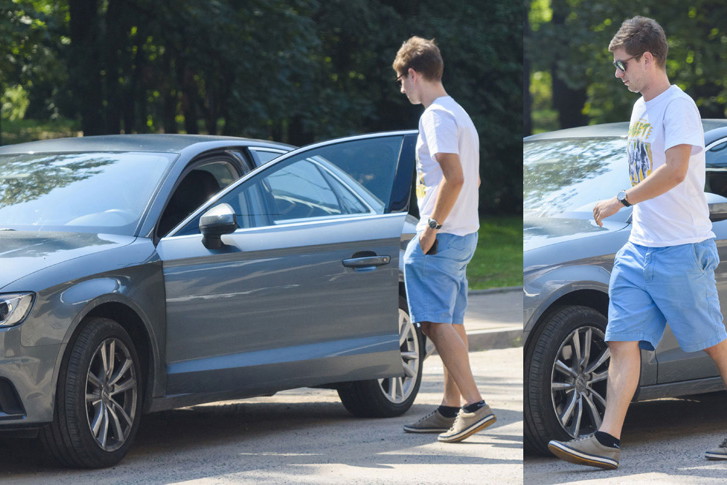 Antek Królikowski jeździ audi A3