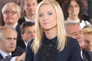 Kinga Duda na zaprzysiężeniu prezydenta Andrzeja Dudy