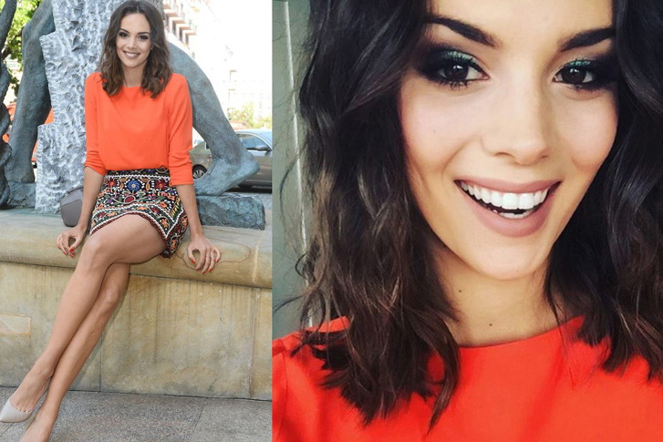 Paulina Krupińska na castingu przed konkursem Miss Polonia 2016
