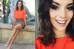 Paulina Krupińska na castingu przed konkursem Miss Polonia 2016