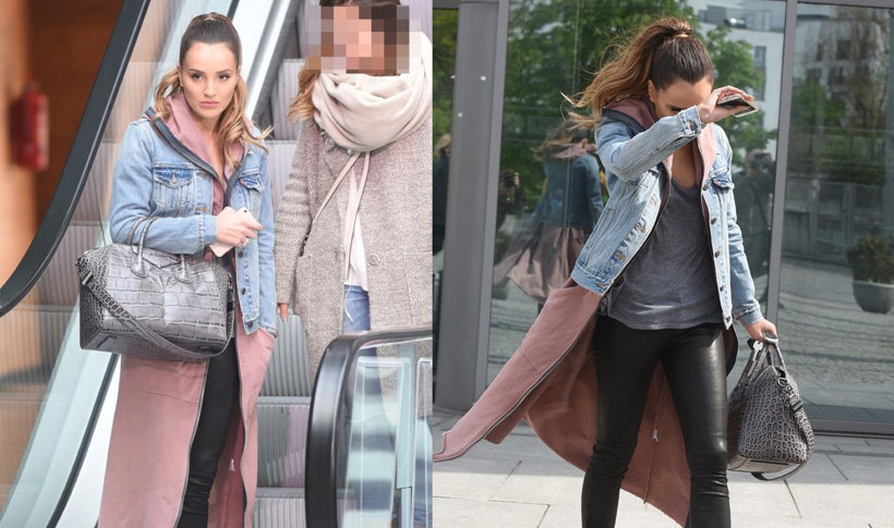 Marina Łuczenko ucieka przed paparazzi