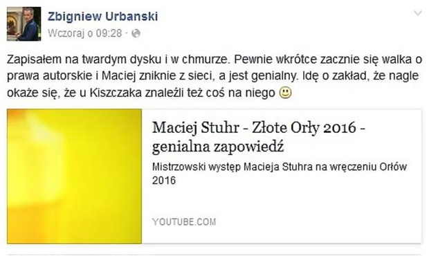 zbigniew-urbanski-skomentowal-afere-z-udzialem-macieja-stuhra-342420-1X700-66023d6