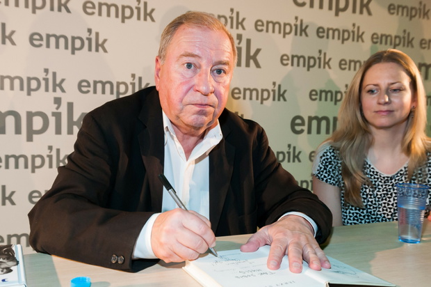 Promocja ksiazki Jerzego Stuhra Ja kontra bas