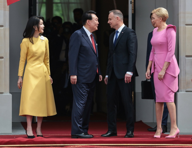 Wizyta prezydenta Republiki Korei w Polsce
