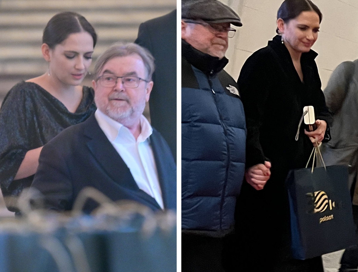 Edward Miszczak i Anna Cieślak na gali Polsatu