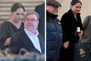 Edward Miszczak i Anna Cieślak na gali Polsatu