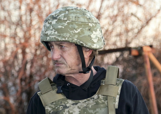 Sean Penn w regionie Doniecka